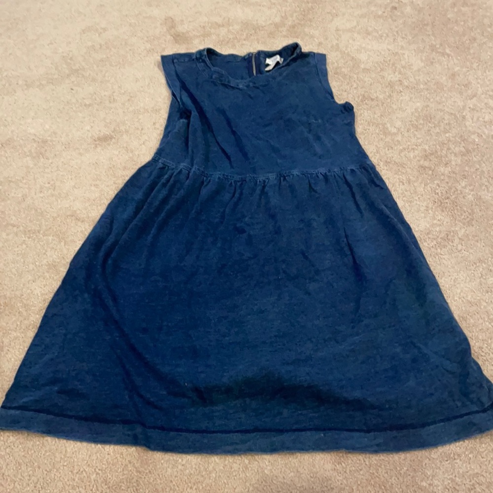 Blue denim dress